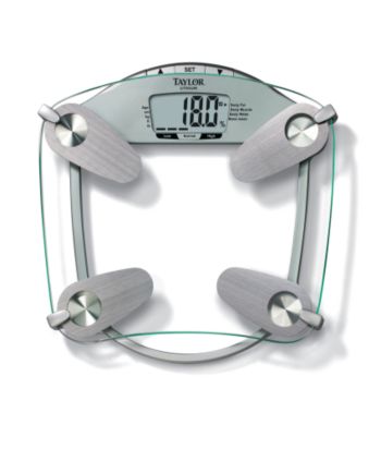 Taylor® Glass Body Fat Scale