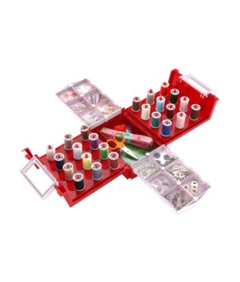 UPC 892013000500 product image for Smartek RX-24C Compact Foldaway Sewing Box | upcitemdb.com