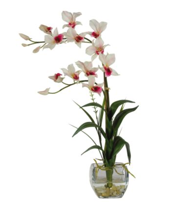 Nearly Natural® Dendrobium Silk Flower Arrangement