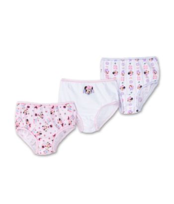 Disney® Girls' 2T & 4T Pink Multi 3-pk. Minnie Mouse Panties