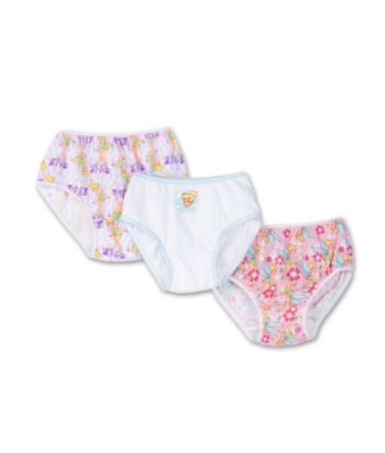 Disney® Girls' 2T & 4T Pink/Purple/Blue 3-pk. Tinkerbell Panties