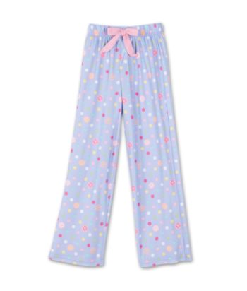 Paul Frank Girls' 5-16 Dot Lounge Pant - Purple/Multi Dot