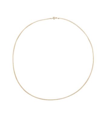 24K Gold-Over-Sterling Silver Box Chain