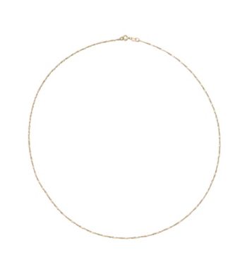 24K Gold-Over-Sterling Silver Serpentine Twist Chain