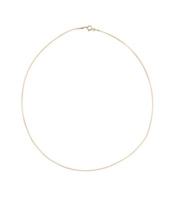 24K Gold-Over-Sterling Silver Thin Snake Chain