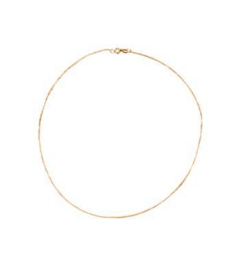 24K Gold-Over-Sterling Silver Cobra Chain