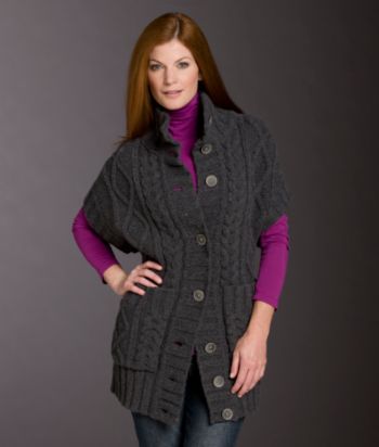 Ruff Hewn Oversized Cable-knit Cardigan Sweater