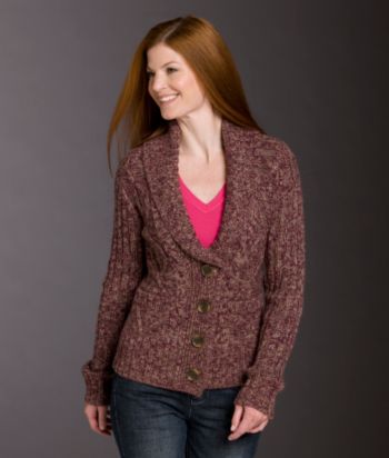 Ruff Hewn Tweed Grandfather Cardigan Sweater