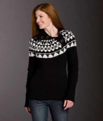 Ruff Hewn Fairisle Sweater - Midnight Black