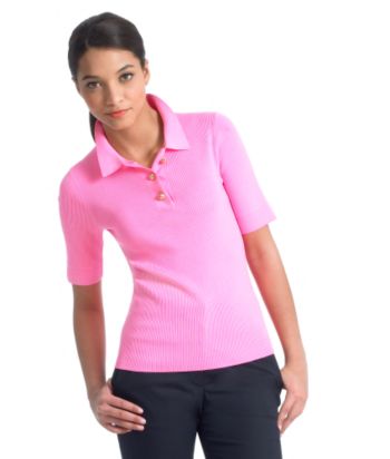 Liz Claiborne New York Solid Polo Sweater