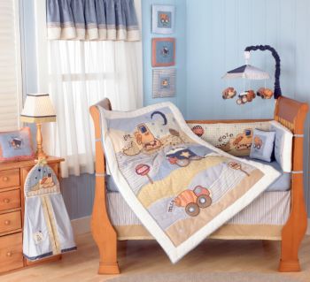 Little Dozer Baby Bedding Collection by Pem America