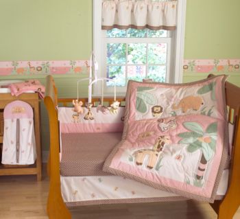 Jungle Friends Baby Bedding Collection by Pem America