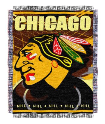 Chicago Blackhawks Logo Throw