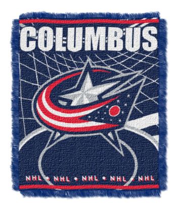 Columbus Blue Jackets Logo Throw