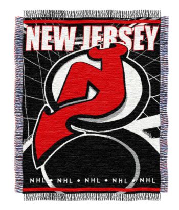 New Jersey Devils Logo Throw