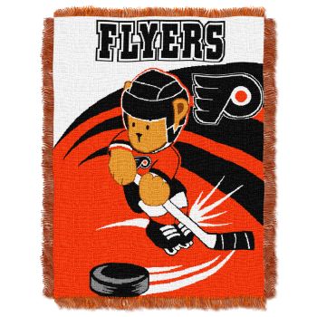 Philadelphia Flyers Baby Teddy Bear Throw