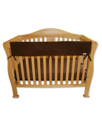 Trend Lab Long Fleece Rail Cover - Brown