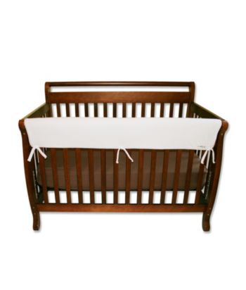 Trend Lab Long Fleece Rail Cover - White
