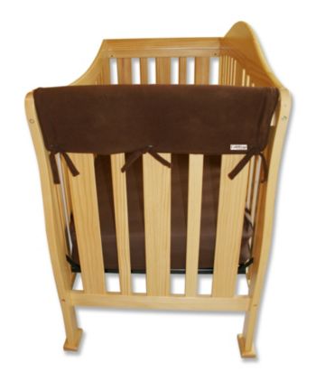 Trend Lab Short Fleece Rail Cover - Brown