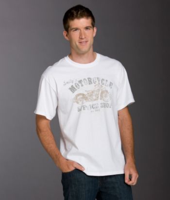 Ruff Hewn Men's Screened T-Shirt - White
