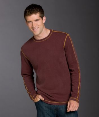 Ruff Hewn Men's Long Sleeve Coverlock Crew Knit