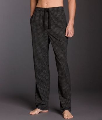 Statements® Men's Knit Lounge Pants - Black Mini Squares