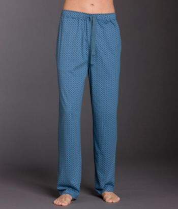 Statements® Men's Knit Lounge Pants - Copen/Navy Dot