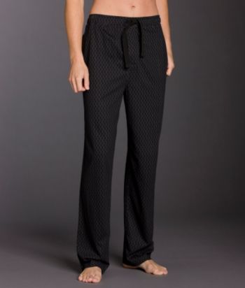 Statements® Men's Knit Lounge Pants - Black/Purple Grid