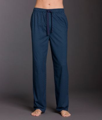 Statements® Men's Knit Lounge Pants - Navy/Copen Grid