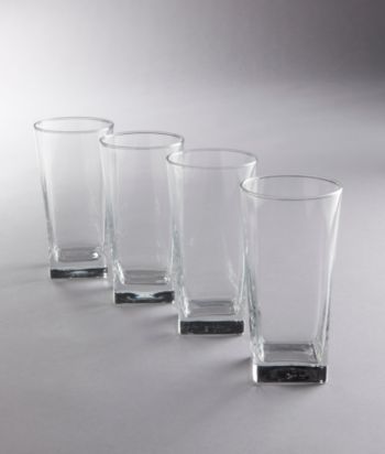 LivingQuarters Specialty Drinkware Set of 4 Ice Cube Coolers