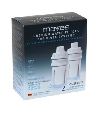 Mavea® Universal Fit Water Filter Replacement Cartridge-2 pack