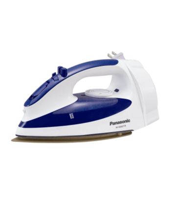Panasonic Steam/Dry Iron w/Titanium Soleplate - White/Blue