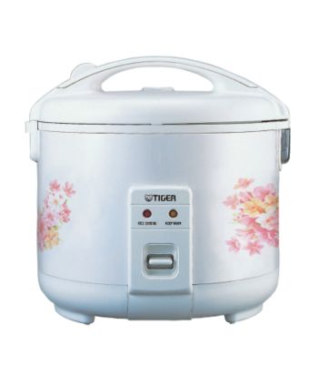 Tiger® Rice Cooker - White with Floral