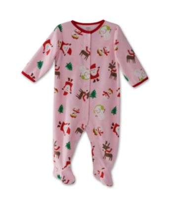Carter's® Baby Girls' Christmas Footie - Pink
