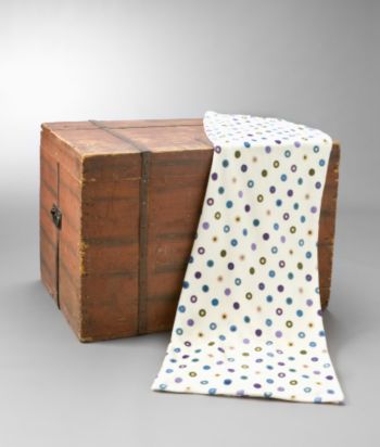 LivingQuarters Micro Cozy Throw - Dots