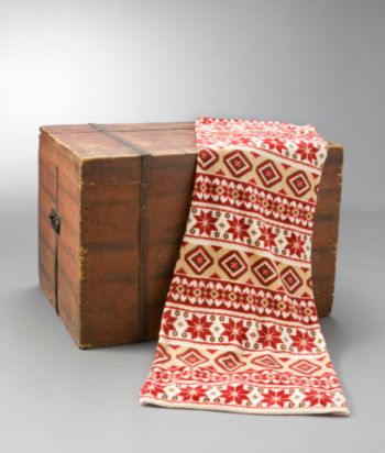 LivingQuarters Micro Cozy Throw - Fairisle