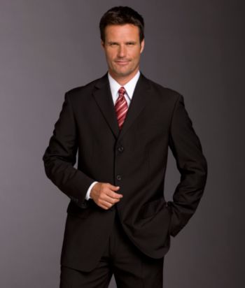 Geoffrey Beene Men's Suit Separate Coat - Black Stripe