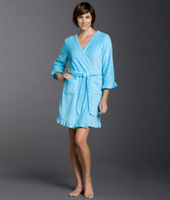 Charlotte® Microcozy Ruffle Robe