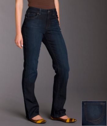 Nine West® Collins Ave. Straight-leg Jeans - Shadow Indigo