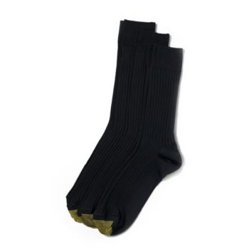 GOLD TOE® Men's Canterbury 3-Pack Socks - Black