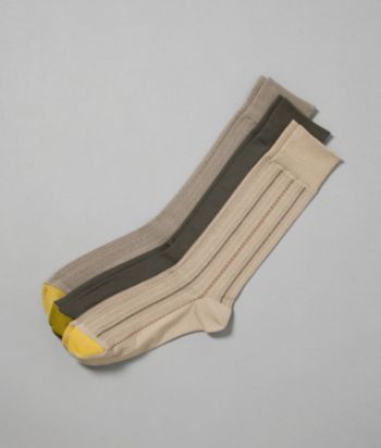 GOLD TOE® Men's Fashion 3-Pack Socks - Khaki