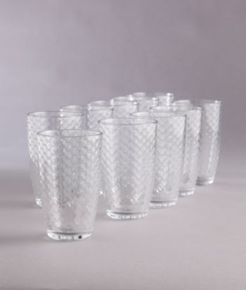 LivingQuarters Metro Comb 10-Piece Drinkware Set