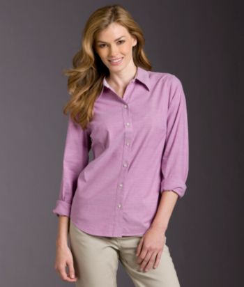Izod® Solid Chambray Buttonfront Shirt