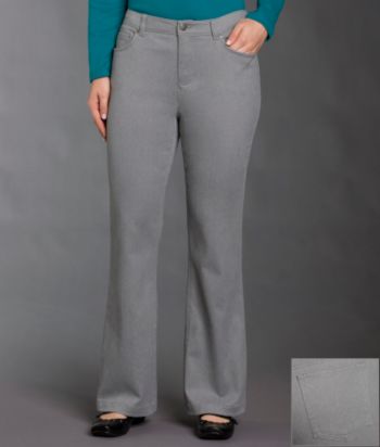 Jones New York Sport® Petites' New Bootcut Jeans - Silver Gray Heather
