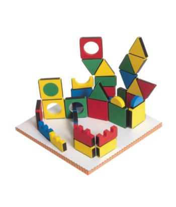 Edushape Magic Shapes - Set of 54 with Board