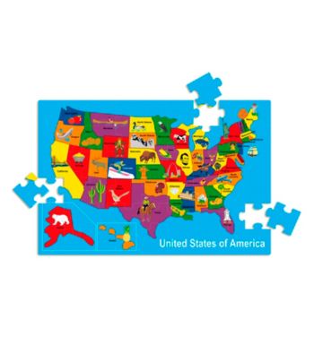 Edushape® USA Map Puzzle - 54 pieces