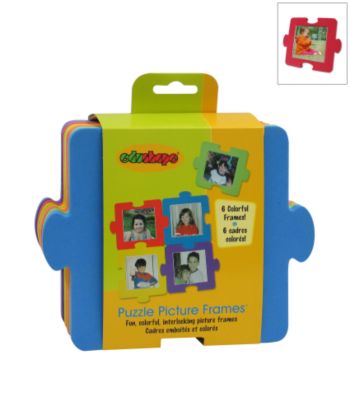 Edushape® Puzzle Picture Frames - Set of 6