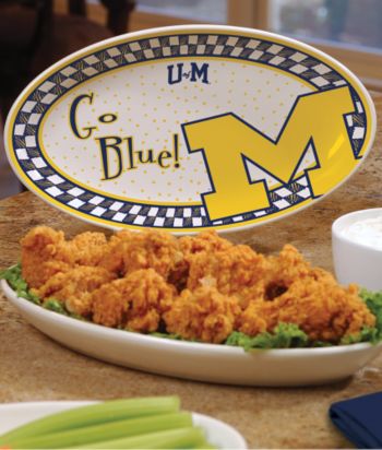 Memory Company Gameday Platters-University of Michigan