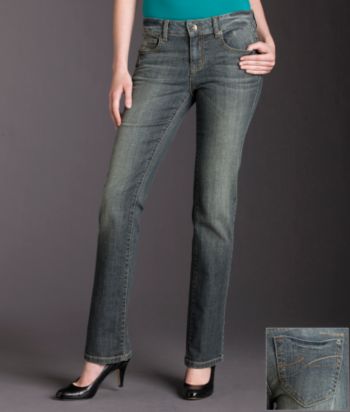 DKNY JEANS® Avenue B Straight-leg Jeans - Dark High Sea Blast