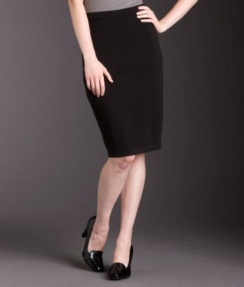AK Anne Klein® Sweater Skirt - Black